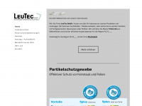 leutec-online.de Webseite Vorschau