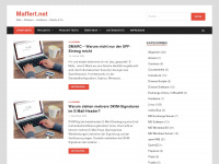 maffert.net Webseite Vorschau
