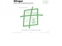 klinger-fenster.de Webseite Vorschau