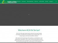 acaindustry.de Webseite Vorschau
