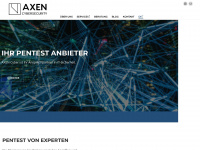 axen-cyber.com Webseite Vorschau