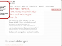 gesundemarch.ch Webseite Vorschau