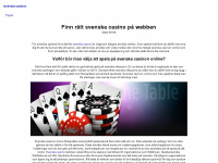 1svenska-casinon.com Webseite Vorschau