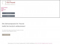zahnmedizin-freund.de Webseite Vorschau