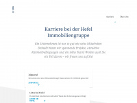hefel-immobiliengruppe.at Webseite Vorschau