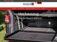 camperx-shop.de Webseite Vorschau