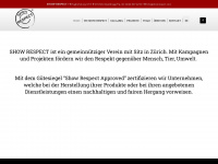 showrespect.com Webseite Vorschau