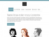 tamini-design.ch Webseite Vorschau