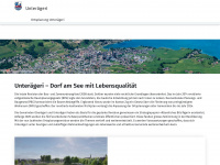 ortsplanung-unteraegeri.ch Webseite Vorschau