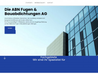 abn-bauabdichtungen.ch Webseite Vorschau