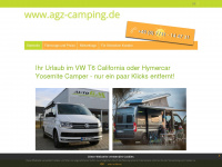 agz-camping.de Webseite Vorschau