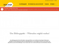 bildungspaket-neue-wege.org Webseite Vorschau