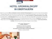 hotel-gruenwaldkopf.at Webseite Vorschau