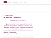 heilmassage-gornik.at Webseite Vorschau