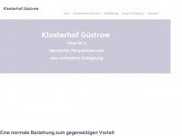 klosterhofguestrow.de Webseite Vorschau
