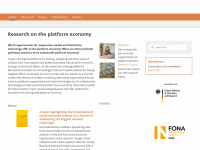 platforms2share.org Webseite Vorschau