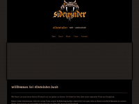 sidewinder.band Webseite Vorschau