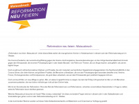 reformation-neu-feiern.de Webseite Vorschau