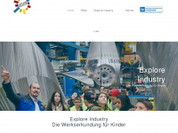 explore-industry.at Webseite Vorschau