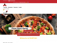pizzahausherne.de Webseite Vorschau