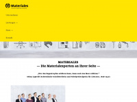 materiales.de Webseite Vorschau