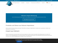 vietnam-import.de Webseite Vorschau