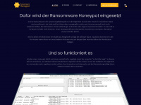 ransomware-honeypot.com Webseite Vorschau