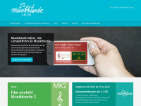 musikkunde.net Webseite Vorschau