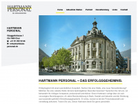 hartmann-personal.ch Webseite Vorschau