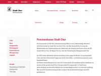 pensionskasse-chur.ch Webseite Vorschau
