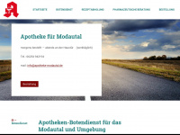 apotheke-modautal.de Webseite Vorschau