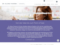 kleine-pharma.com Webseite Vorschau