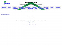 klimawatch.de Webseite Vorschau
