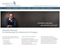 merbach-arbeitsrecht.de Webseite Vorschau