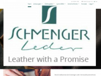 schmenger-leder.com Webseite Vorschau