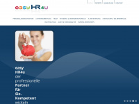 easy-hr4u.ch Webseite Vorschau