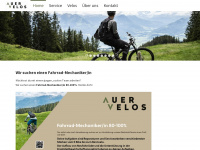 auervelos.ch Webseite Vorschau