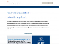 npo-fonds.at Webseite Vorschau
