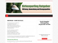 birkenporling.com Webseite Vorschau