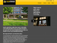 sunproof.nl Webseite Vorschau