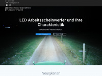 arbeitsscheinwerfer.ch Webseite Vorschau