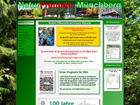 naturfreunde-muenchberg.de Webseite Vorschau