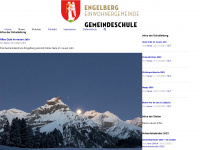 schule-engelberg.ch Webseite Vorschau