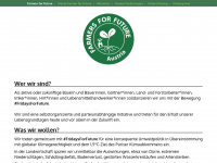 farmersforfuture.at Webseite Vorschau