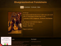 bluegrassfestival.info Webseite Vorschau