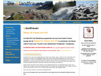 islandfrauen.de Webseite Vorschau