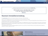 neumann-immobilienverwaltung.de Webseite Vorschau