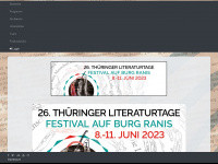 thueringer-literaturtage.de Webseite Vorschau