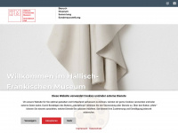 haellisch-fraenkisches-museum.de Webseite Vorschau