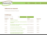 vitalsmile.de Webseite Vorschau